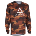Мотокрос блуза AMOQ Ascent Comp Jersey Brown Camo