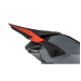 Козирка за каска AMOQ Airframe Peak Black/Gray/Red