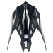 Козирка за каска AMOQ Friction Peak Black/Grey