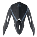 Козирка за каска AMOQ Meteor V2 Peak Black/Grey
