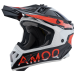 Мотокрос каска AMOQ Friction Mips Helmet Black/red