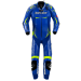 Кожен мото екип с гърбица SPIDI TRACK REPLICA EVO BLUE/YELLOW
