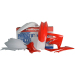 Пластмасов MX кит POLISPORT за HONDA CRF250R - 2011-13 / CRF450R - 2011-12 White/Red