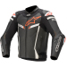 Кожено мото яке ALPINESTARS GP PRO V2 TECH-AIR BLACK/WHITE/FLUO RED