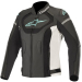 Дамско кожено яке ALPINESTARS STELLA JAWS V3 BLACK/TEAL