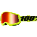 Мотокрос очила 100% STRATA2 YELLOW-MIRROR RED