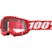 Мотокрос очила 100% ACCURI2 RED-CLEAR