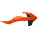 Пластмасови капаци за радиатор Polisport КТМ 65 SX - 2016-21 KTM Orange/Black OEM Color