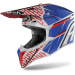 МОТОКРОС КАСКА AIROH WRAAP IDOL RED BLUE GLOSS