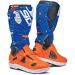 Мотокрос ботуши SIDI CROSSFIRE 3 SRS ORANGE FLUO WHITE BLUE LIMITED