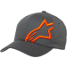 Шапка ALPINESTARS CORP SHIFT 2 FLEXFIT Charcoal/Orange