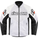 Мото яке ICON MESH AF LEATHER CE WHITE