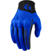 Текстилни мото ръкавици ICON ANTHEM 2 - BLUE