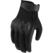 Кожени мото ръкавици ICON PDX3 - BLACK