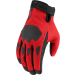 Мото ръкавици ICON HOOLIGAN CE - RED
