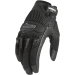 Дамски мото ръкавици ICON TWENTY-NINER - BLACK