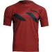 Вело джърси THOR ASSIST HAZARD SHORT SLEEVE BRICK/HEATHER