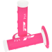 Мотокрос ръкохватки PROGRIP Triple Density 788 WHITE/PINK