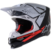 Мотокрос каска ALPINESTARS SM8 Factory BLACK/WHITE/RED