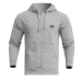 Суитшърт THOR STADIUM HEATHER GRAY ZIP UP