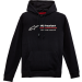 Мото суитшърт ALPINESTARS HOODIE LINEAR-RAC BLACK
