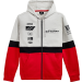 Мото суичър ALPINESTARS Position Zip Hoodie WHITE/RED/BLACK