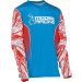Детска блуза MOOSE RACING AGROID WHITE/RED/BLUE