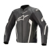 Кожено мото яке ALPINESTARS FASTER V2 AIRFLOW BLACK/WHITE