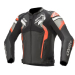 Кожено мото яке ALPINESTARS ATEM V4 BLACK/RED/GREY