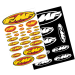Стикери FMF DECAL FMF ASSORTED SHEET