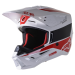 Мотокрос каска ALPINESTARS SM5 BOND WHITE/RED