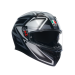 КАСКА AGV K3 COMPOUND MATT BLACK/GREY