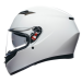 КАСКА AGV K3 E2206 - MONO SETA WHITE