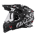 Ендуро каска O'NEAL SIERRA II TORMENT V.23 BLACK/WHITE
