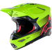 Мотокрос каска ALPINESTARS SM10 UNIT YL/BK