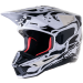 Мотокрос каска ALPINESTARS SM5 MINE GRAY