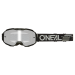 Мотокрос очила O'NEAL B-10 SOLID BLACK - SILVER MIRROR V.24