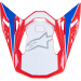 Козирка за мотокрос каска ALPINESTARS Supertech M10 AEON RD/BL