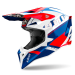 Мотокрос каска AIROH WRAAAP FEEL BLUE RED GLOSS