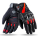 Текстилни ръкавици 70 DEGREES SUMMER NAKED BLACK/RED