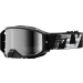 Мотокрос очила FLY RACING Zone Elite Black/Silver - Silver/Smoke Lens
