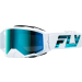 Мотокрос очила FLY RACING Zone Elite White/Teal - Teal/Sky Blue Lens
