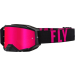 Мотокрос очила FLY RACING Zone Pro Black/Pink - Pink Mirror/Smoke Lens