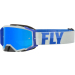 Мотокрос очила FLY RACING Zone Pro Grey/Blue - Sky Blue Mirror/Smoke Lens