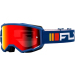 Мотокрос очила FLY RACING Zone Navy/White - Red/Smoke Lens