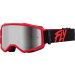 Мотокрос очила FLY RACING Zone Black/Red W/ Silver Mirror/Smoke Lens