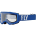 Мотокрос очила FLY RACING Focus Blue/White - Clear Lens