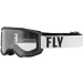 Мотокрос очила FLY RACING Focus White/Black - Clear Lens