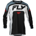 Мотокрос блуза FLY RACING Lite- Black/White/Denim Grey