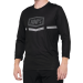 Вело джърси 100% AIRMATIC 3/4 SLEEVE BLACK